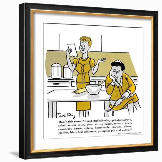 Hazel Cartoon-Ted Key-Framed Giclee Print