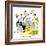 Hazel Cartoon-Ted Key-Framed Giclee Print