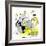 Hazel Cartoon-Ted Key-Framed Giclee Print