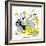 Hazel Cartoon-Ted Key-Framed Giclee Print