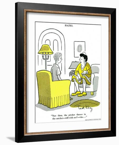 Hazel Cartoon-Ted Key-Framed Giclee Print