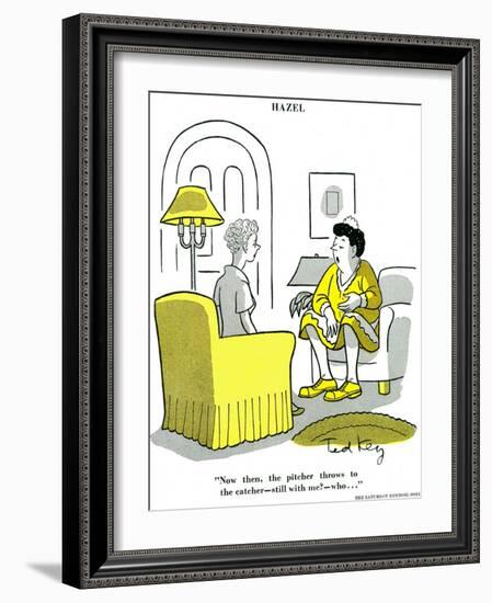 Hazel Cartoon-Ted Key-Framed Giclee Print