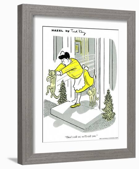 Hazel Cartoon-Ted Key-Framed Giclee Print