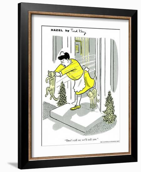 Hazel Cartoon-Ted Key-Framed Giclee Print