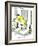 Hazel Cartoon-Ted Key-Framed Giclee Print