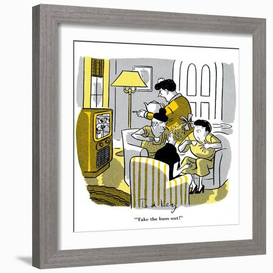 Hazel Cartoon-Ted Key-Framed Giclee Print