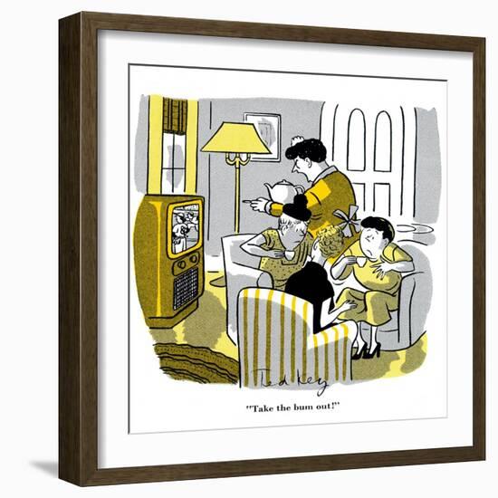 Hazel Cartoon-Ted Key-Framed Giclee Print