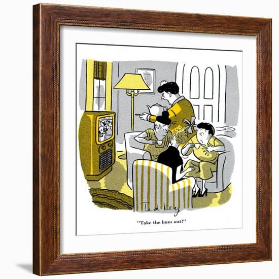 Hazel Cartoon-Ted Key-Framed Giclee Print