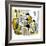 Hazel Cartoon-Ted Key-Framed Giclee Print