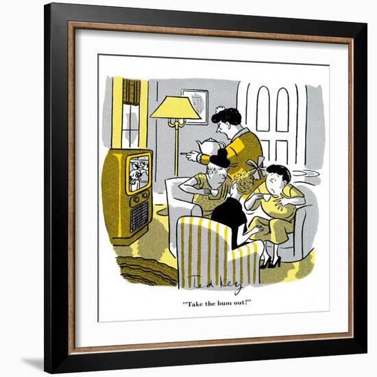 Hazel Cartoon-Ted Key-Framed Giclee Print