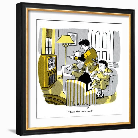 Hazel Cartoon-Ted Key-Framed Giclee Print