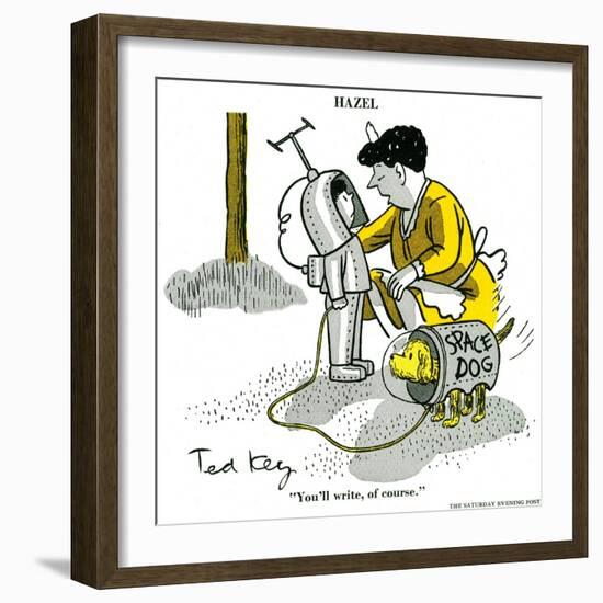 Hazel Cartoon-Ted Key-Framed Giclee Print