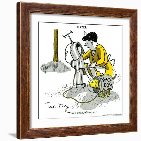 Hazel Cartoon-Ted Key-Framed Giclee Print