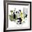 Hazel Cartoon-Ted Key-Framed Giclee Print