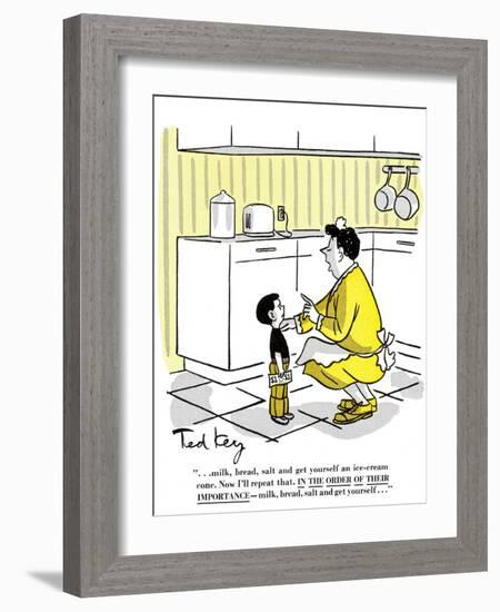 Hazel Cartoon-Ted Key-Framed Giclee Print