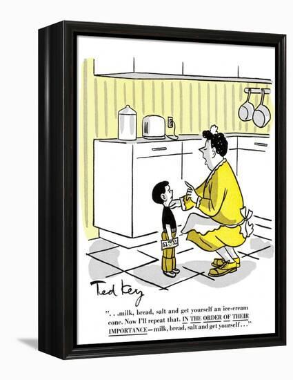 Hazel Cartoon-Ted Key-Framed Premier Image Canvas