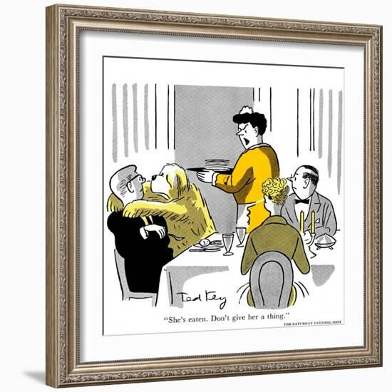 Hazel Cartoon-Ted Key-Framed Giclee Print