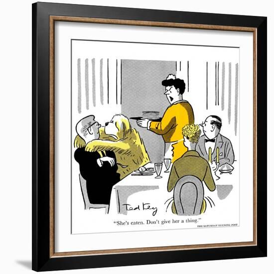 Hazel Cartoon-Ted Key-Framed Giclee Print