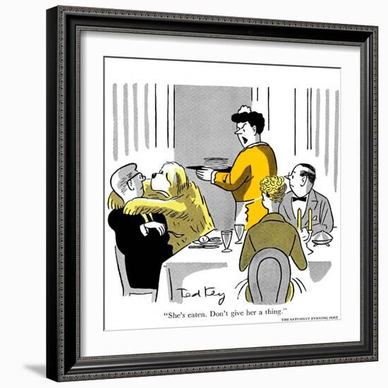 Hazel Cartoon-Ted Key-Framed Giclee Print