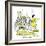 Hazel Cartoon-Ted Key-Framed Giclee Print