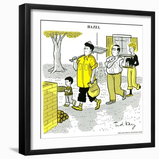 Hazel Cartoon-Ted Key-Framed Giclee Print