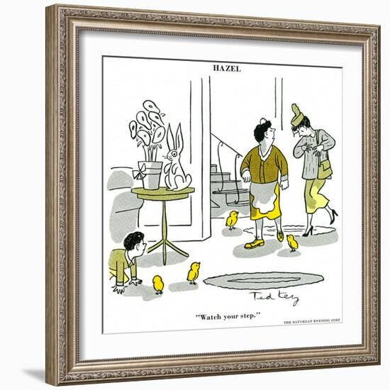 Hazel Cartoon-Ted Key-Framed Giclee Print