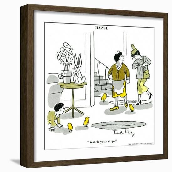 Hazel Cartoon-Ted Key-Framed Giclee Print