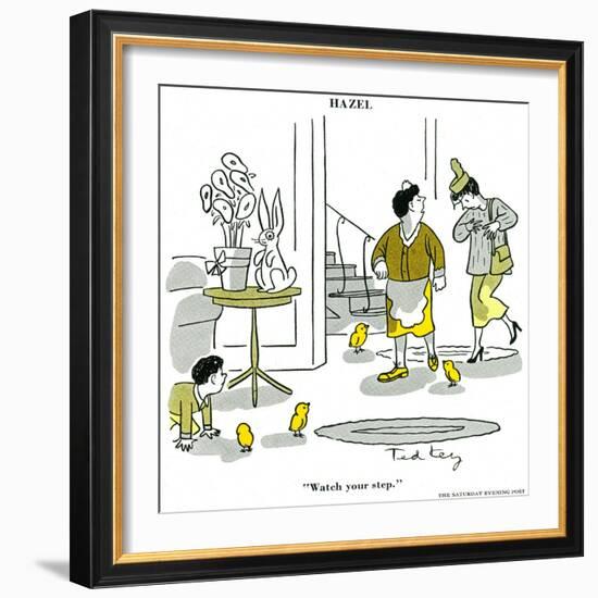 Hazel Cartoon-Ted Key-Framed Giclee Print