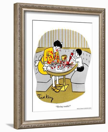 Hazel Cartoon-Ted Key-Framed Giclee Print