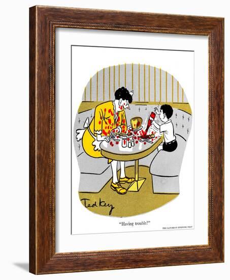 Hazel Cartoon-Ted Key-Framed Giclee Print