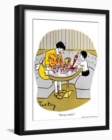 Hazel Cartoon-Ted Key-Framed Giclee Print