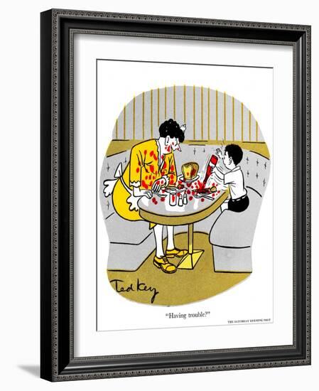 Hazel Cartoon-Ted Key-Framed Giclee Print