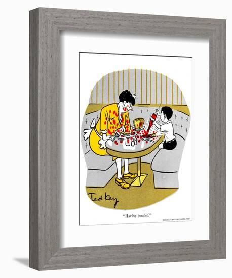 Hazel Cartoon-Ted Key-Framed Giclee Print