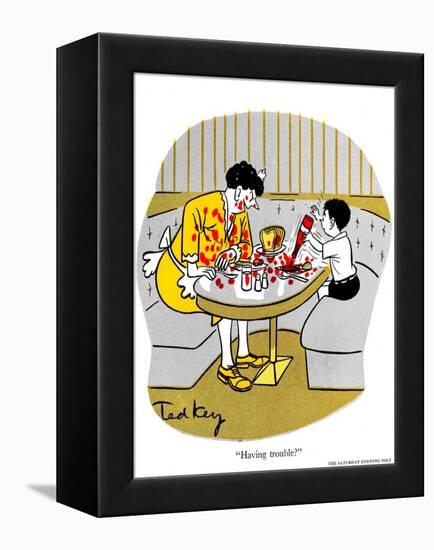 Hazel Cartoon-Ted Key-Framed Premier Image Canvas