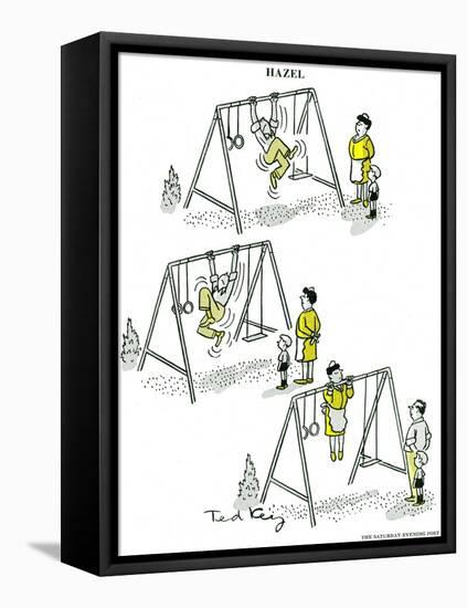 Hazel Cartoon-Ted Key-Framed Premier Image Canvas