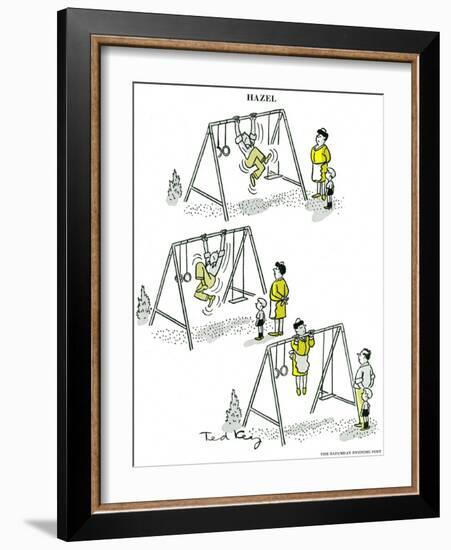 Hazel Cartoon-Ted Key-Framed Giclee Print