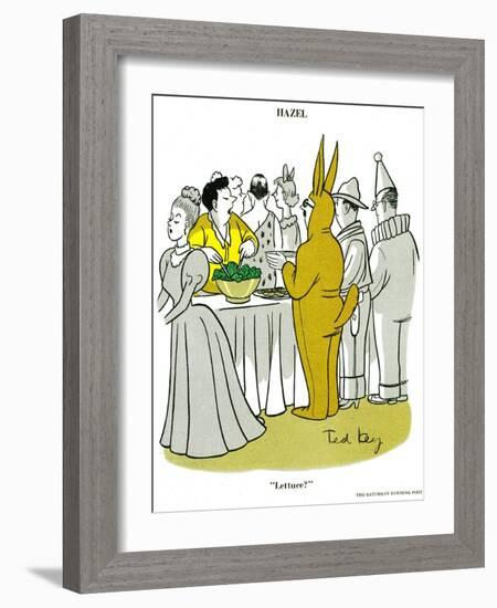 Hazel Cartoon-Ted Key-Framed Giclee Print