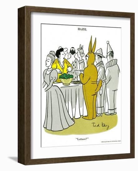 Hazel Cartoon-Ted Key-Framed Giclee Print