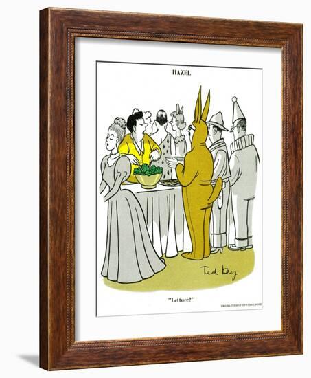 Hazel Cartoon-Ted Key-Framed Giclee Print