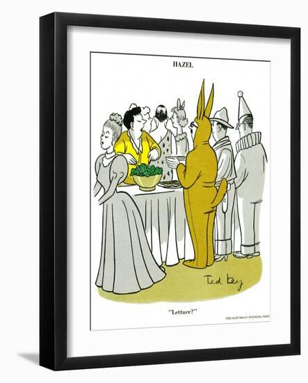 Hazel Cartoon-Ted Key-Framed Giclee Print