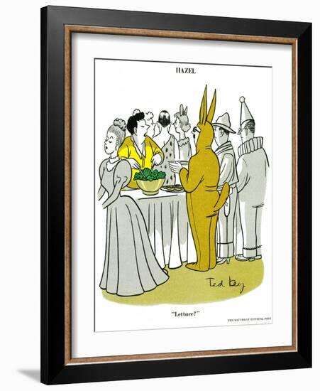 Hazel Cartoon-Ted Key-Framed Giclee Print