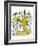 Hazel Cartoon-Ted Key-Framed Giclee Print