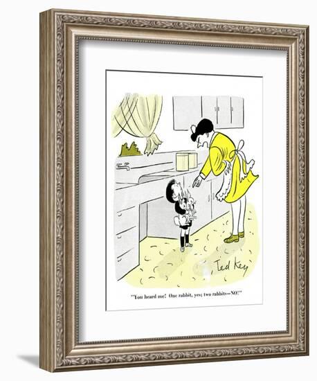 Hazel Cartoon-Ted Key-Framed Giclee Print