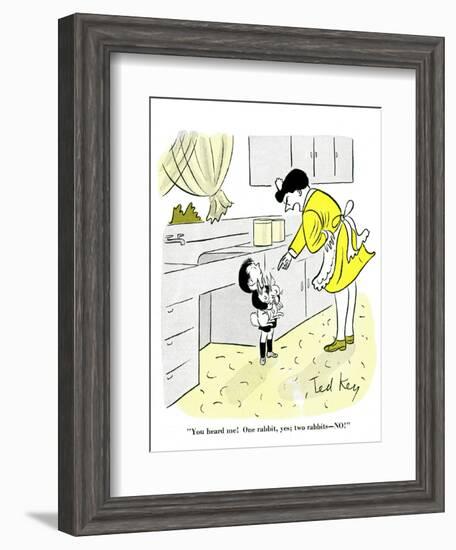 Hazel Cartoon-Ted Key-Framed Giclee Print