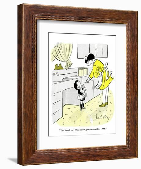 Hazel Cartoon-Ted Key-Framed Giclee Print