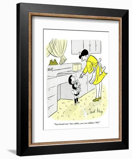 Hazel Cartoon-Ted Key-Framed Giclee Print