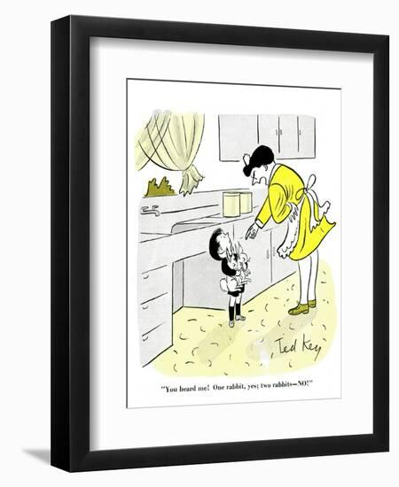 Hazel Cartoon-Ted Key-Framed Giclee Print