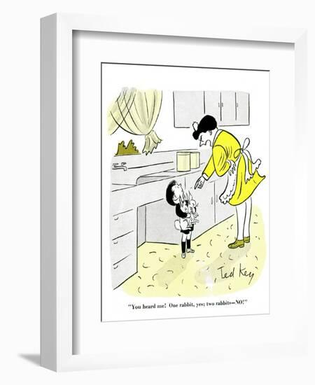 Hazel Cartoon-Ted Key-Framed Giclee Print