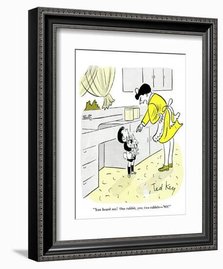 Hazel Cartoon-Ted Key-Framed Giclee Print