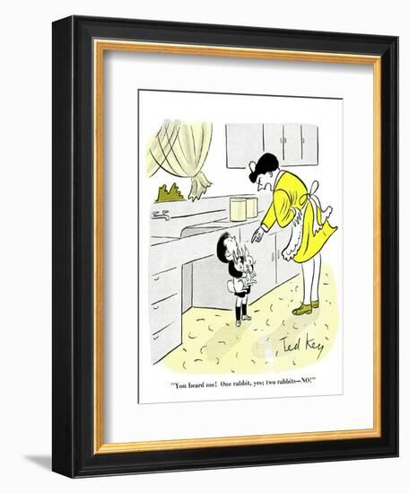 Hazel Cartoon-Ted Key-Framed Giclee Print